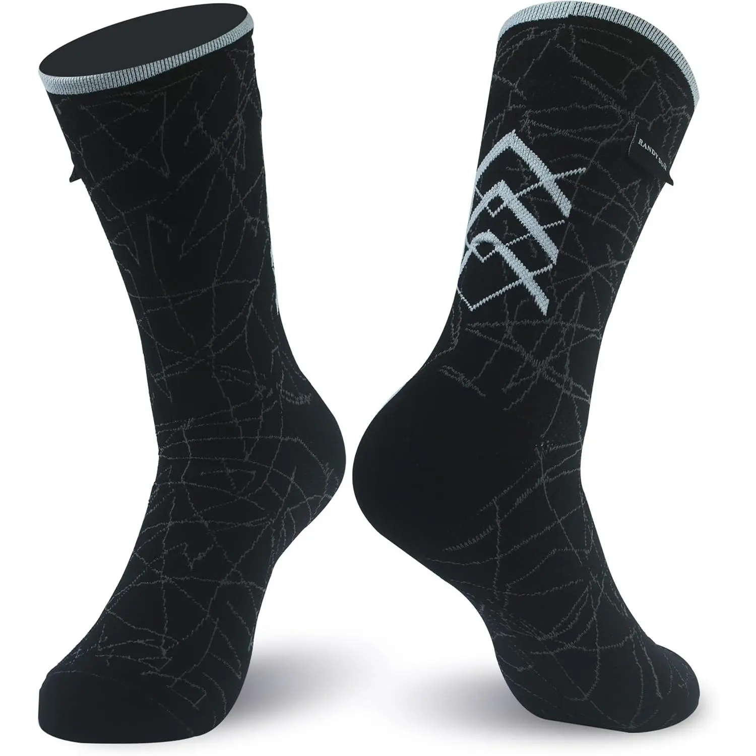New-1 Pair-black-waterproof Mid Calf Socks