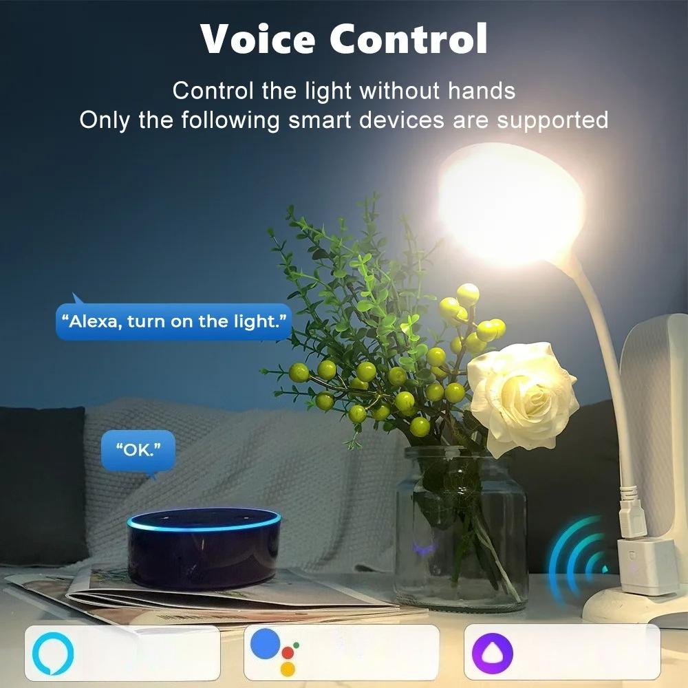 Smart Micro USB Adaptor Switch 5V, WiFi Mini USB Power Adaptor Compatible with Alexa Hey Google for Home Automation