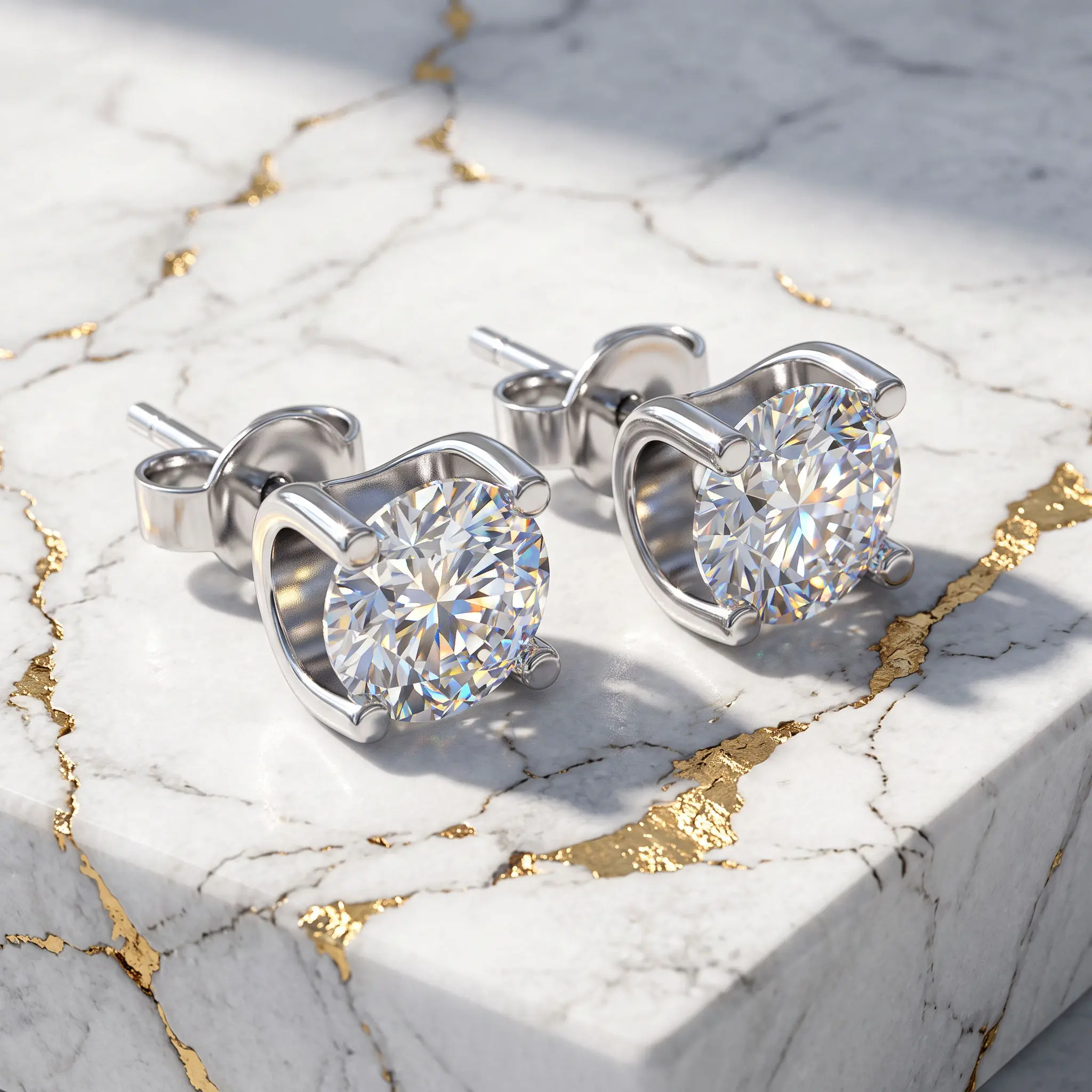 Brilliant Blue Moissanite Statement Drop Earrings, Solid 925 Silver Thick Plating Sparkly Halo Party Fine Jewelry for Her