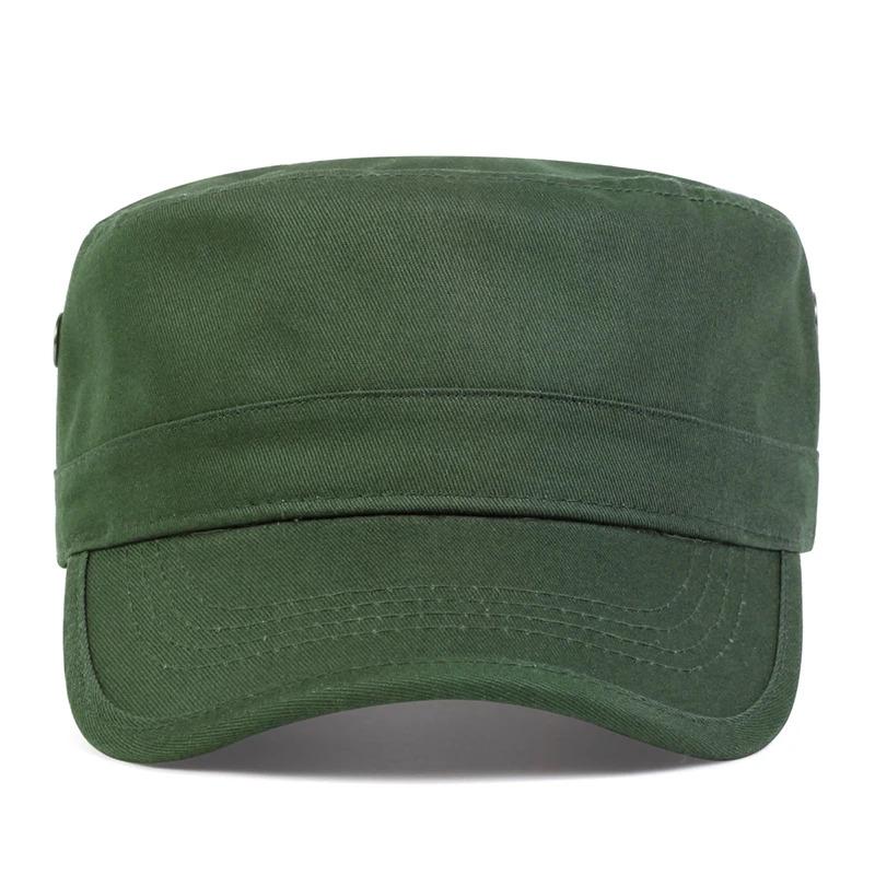 Unisex Camouflage With Pores Series Flat Top Baseball Caps Spring Autumn Sailor Hats Men Flat Top Captain Military Caps