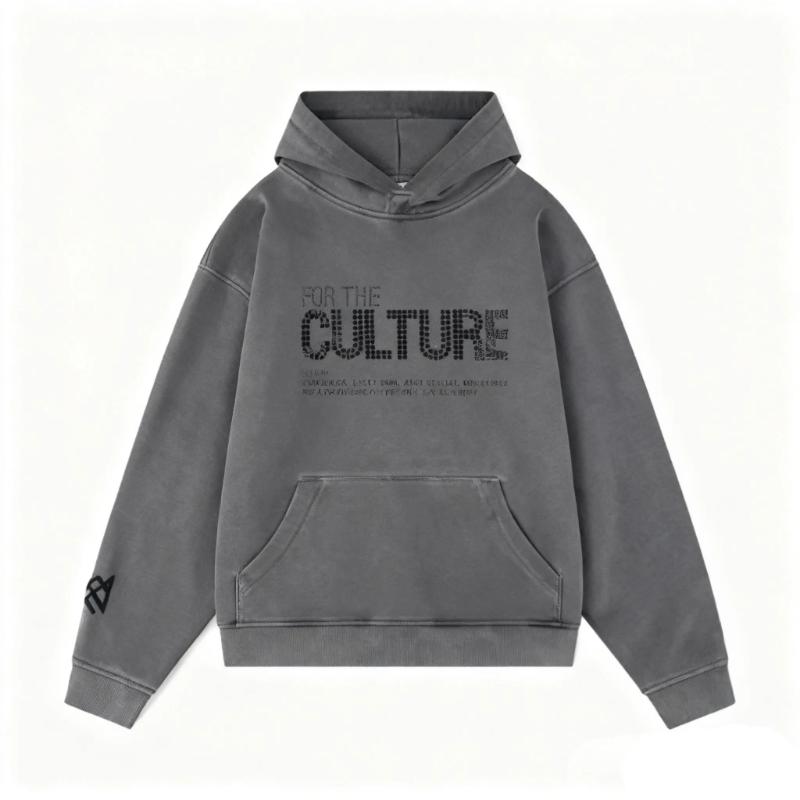 Kyn Apparel Retro Fashion Hoodies Autumn New Loose American Personalized Clothing Trend Letter Rhinestones Trendy