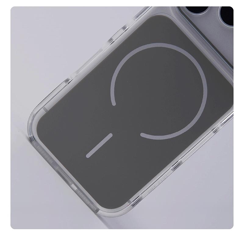 MagSafe Compatible iPhone  with Camera Stand & Shockproof Bumper |     Clear Protective Cover for iPhone 12 13 14 15 16 17 Pro Max Plus Air Anti-Scratch & Drop Protection mobile phone  soft female case dustproof phone case trendy aesthetic anti-fall fully