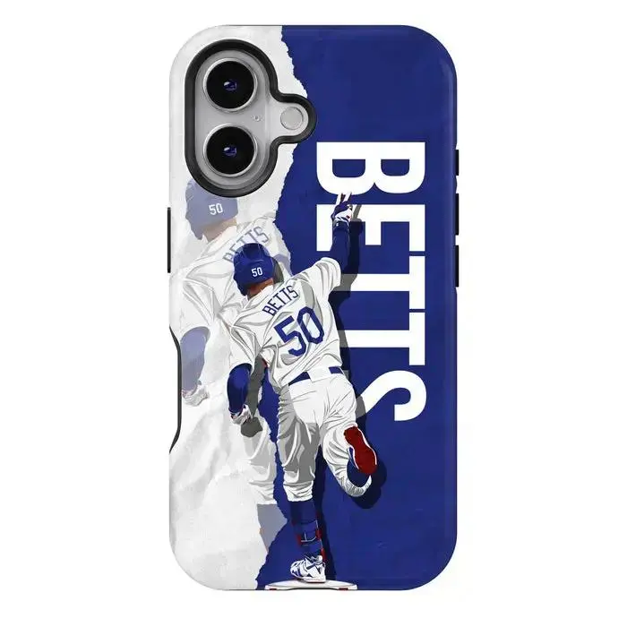 Betts Star Tough Phone Case, Shockproof Durable Baseball Cover, Dual Layer Armor Protection, Gift Suitable for iPhone 17-11 Pro Max/Plus and  Samsung Galaxy S23-25