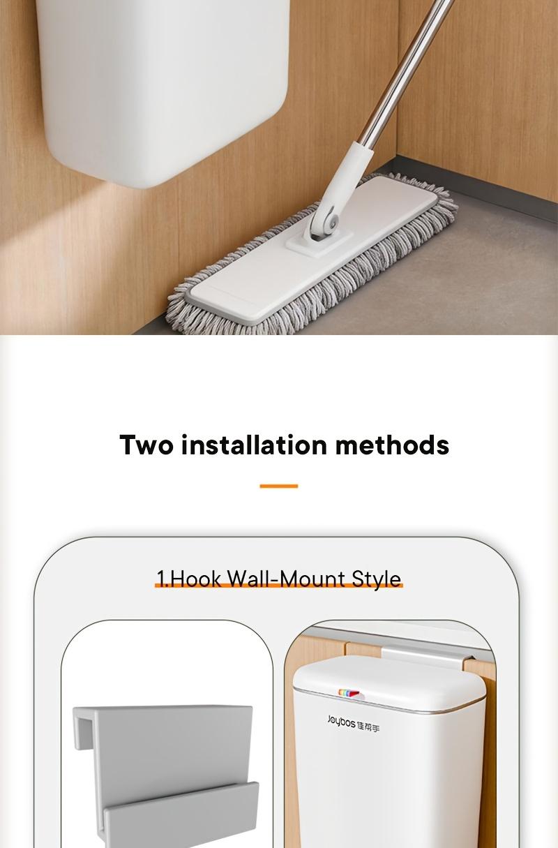 Wall-Mounted Waste Bin, No Need to Bend Down, Odor-Resistant Covered Trash Can, Large Capacity Hanging Waste Container, Modern Minimalist Design for Home Use