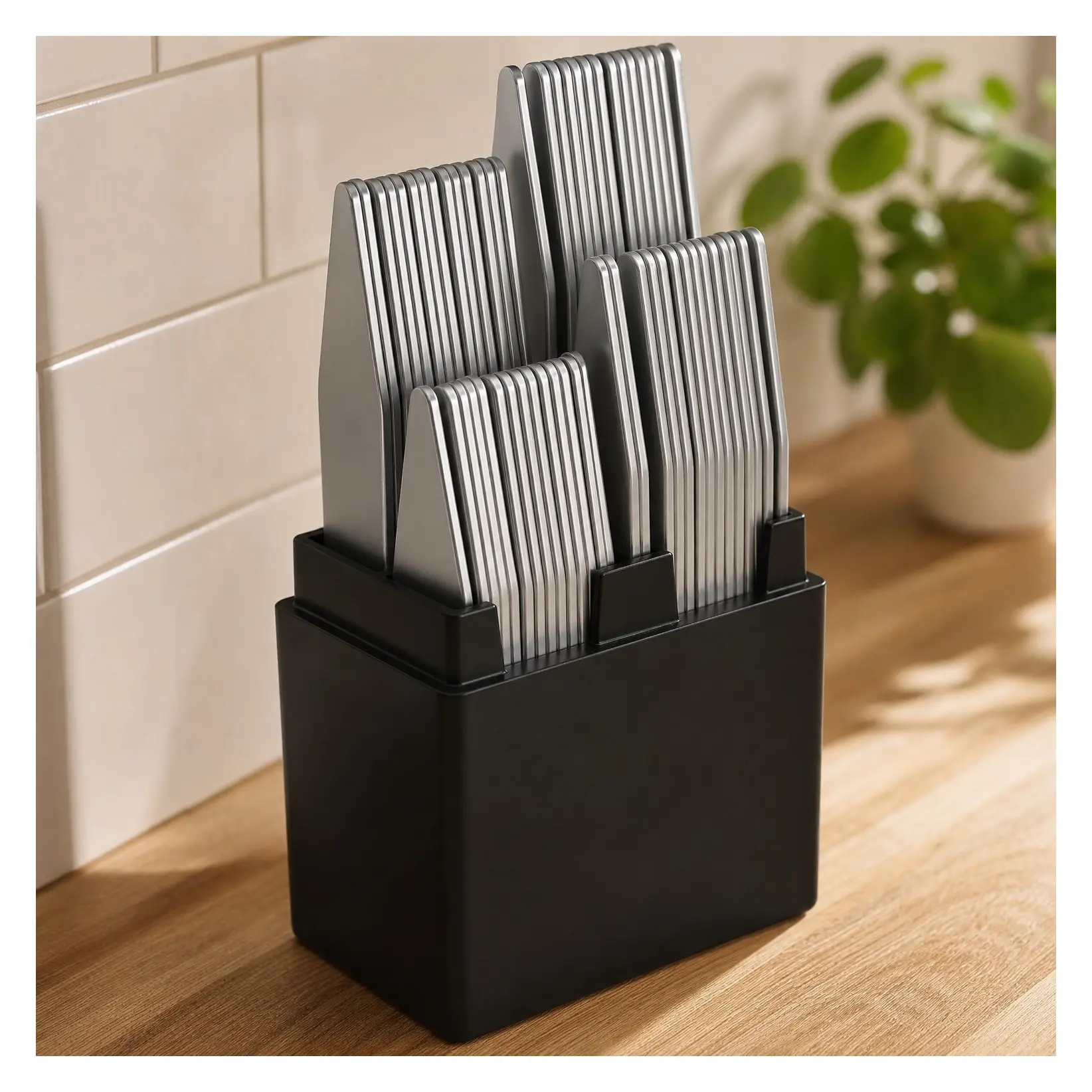 56-Piece Collar Stays Set in 4 Sizes with Precision Case – Perfect Gift for Sharp-Dressed MenGift