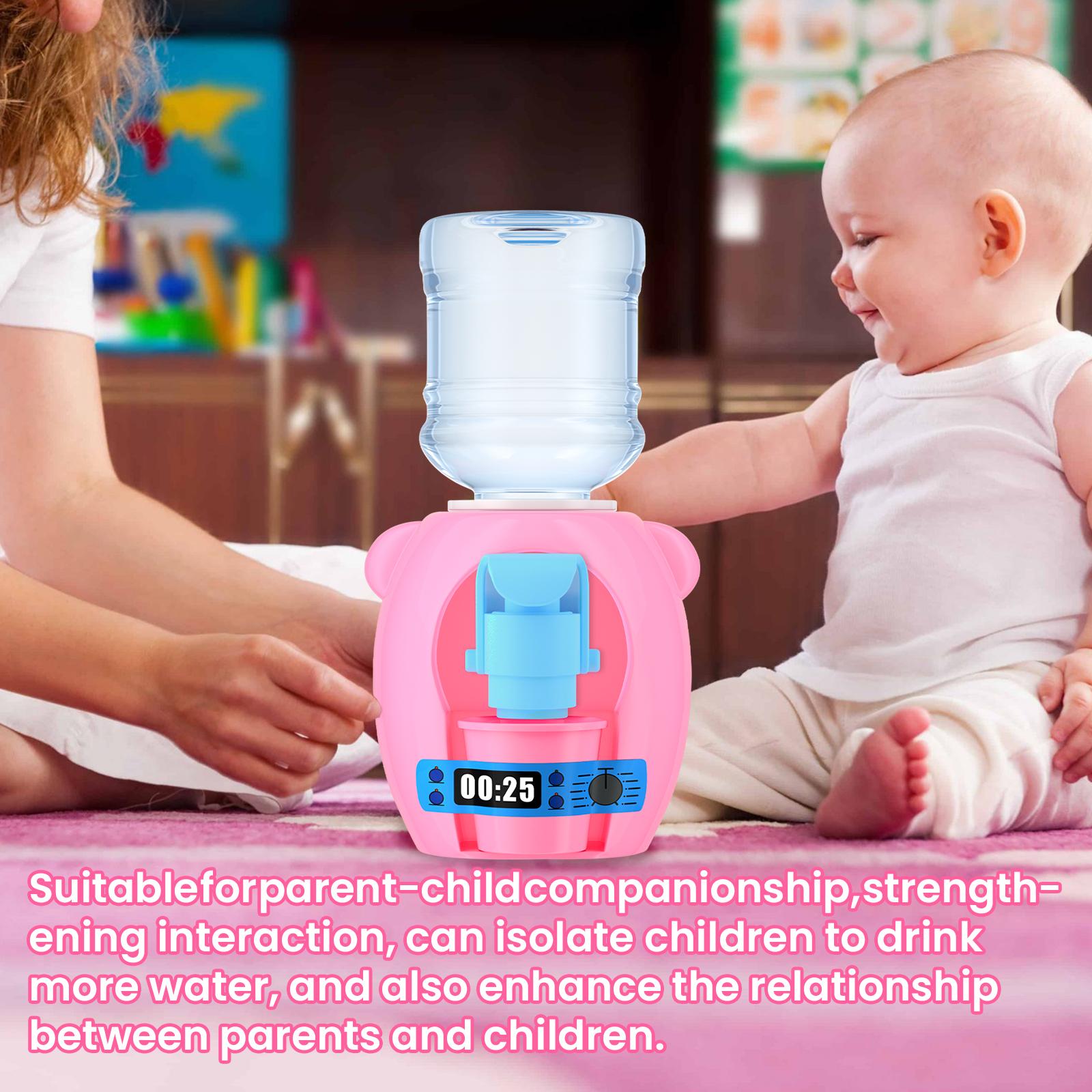 Children's Mini Water Dispenser Baby Kitchen Toy Mini Fun Pretend Play Beverage Dispenser That Can Dispense Water