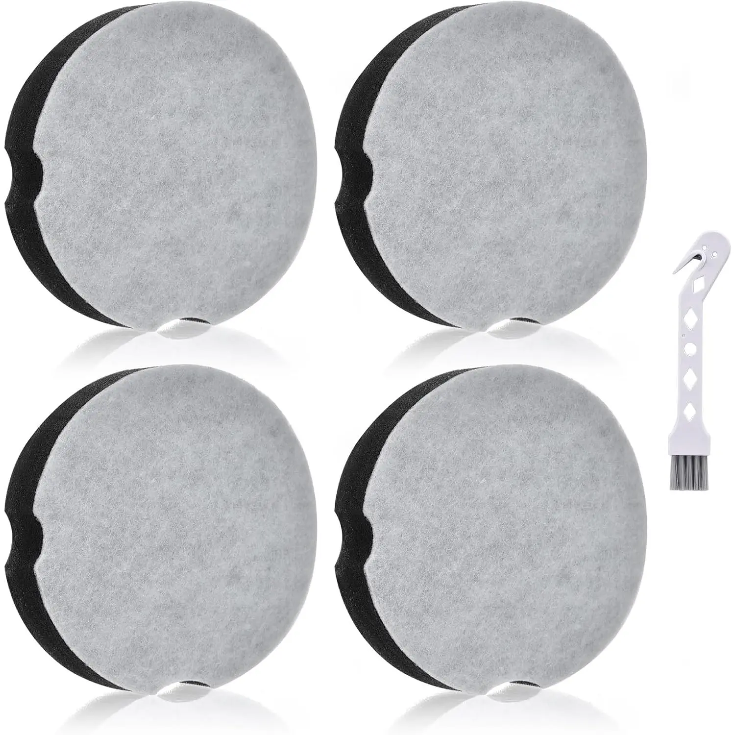 Filter for  Powerforce Compact Lightweight Upright 2112 1520 | also fit for  3508 3437 for Cleanview Powerforce Compact Turbo 2690 Vacuum, Part 1604896, 4 Pack Filter