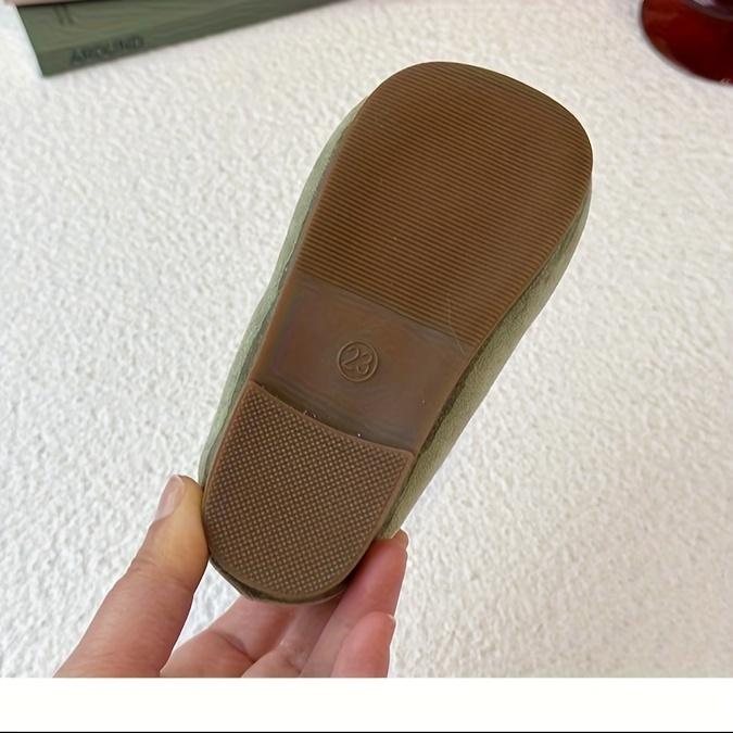 NewGirls' Slip-On Flats - Soft Pastel & Vibrant colors (Pink, Yellow, Red, Green,) - Lightweight Breathable Shoes with Cushioned PU Insole - First Walkers Toddler Girls Shoes for Everyday, Parties, Vacations - Easy Slip-On Closure, Shoes for Girls （gift）