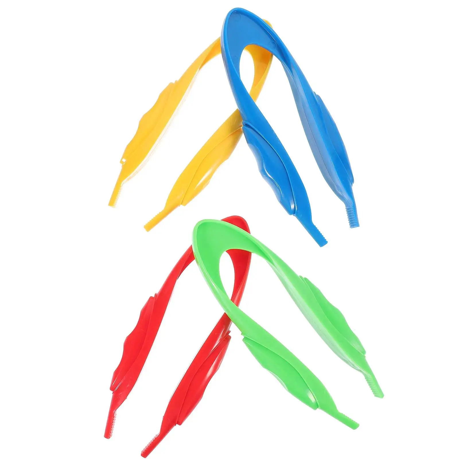 1Pcs Kids Plastic Tweezers Compact Ergonomic Design Fine Motor Skills Training Beads Catching Exploration Nature Educational