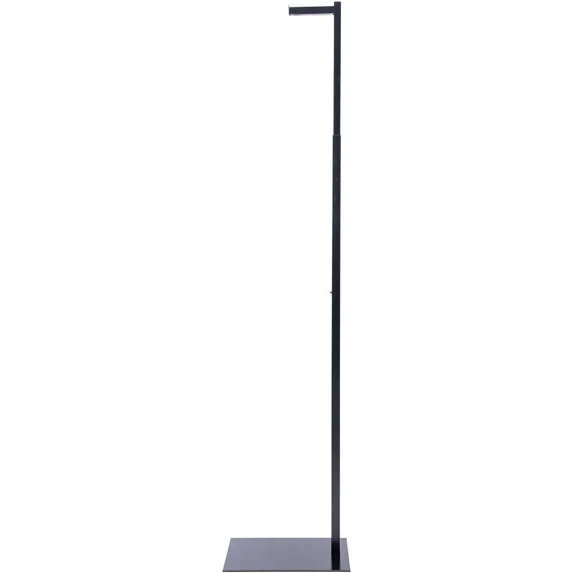 Adjustable Black Costumer Stand – Single Arm Clothes Rack - Retail Clothing and Garment Display Stand – Ideal For Showcasing  Items In Thrift Shops, Boutiques and Retail Stores