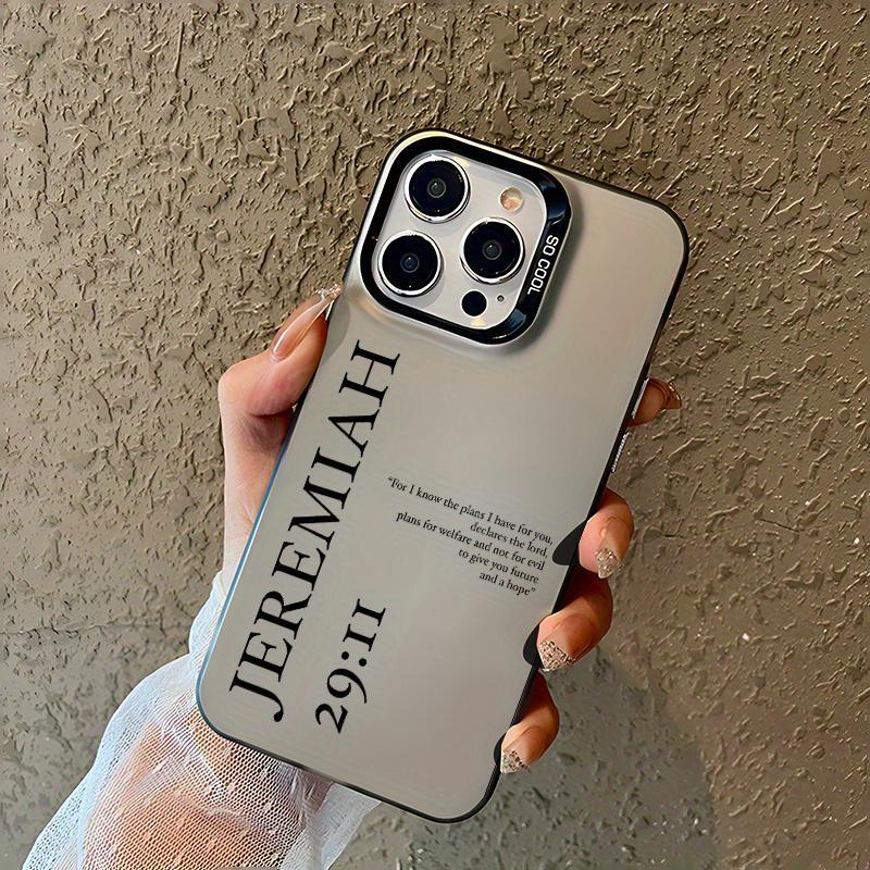 Letter Pattern Protective Shockproof Phone Case Casing, Phone Guard, Anti-drop Smartphone Protector Cover with Protection, Cellphone Accessories Compatible with iPhone 6 7 8 X XR XS 11 12 13 14 15 Pro Max