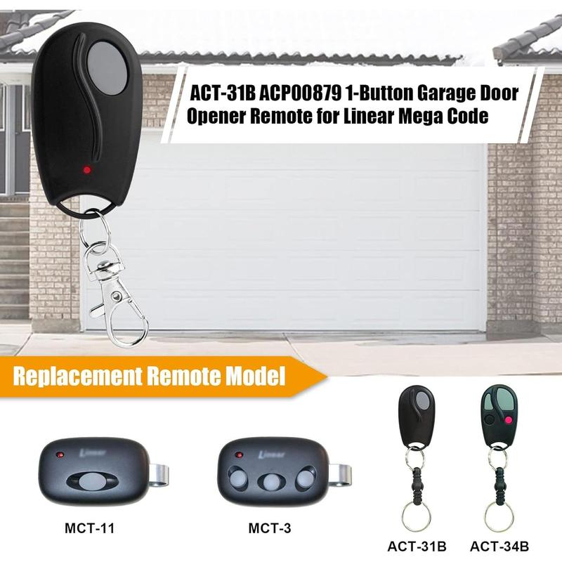 ACT-31B ACP00879 1- Garage Door Opener Remote Control for 318MHZ Linear ...