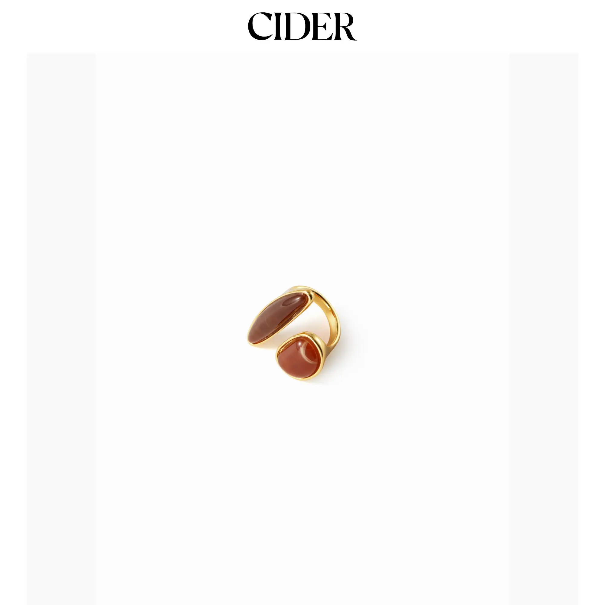 Cider GEMSTONE OPEN RING