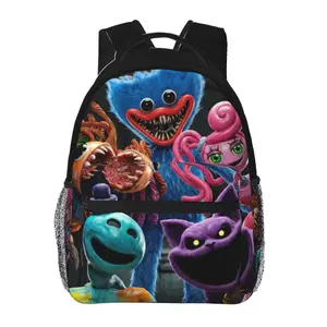huggy wuggy1 backpack, anime bookbag cartoon lightweight backpacks,adjustable straps book bags for teens girls boys, fashionable unisex school bag, kids bags for office travel college work school, gift