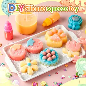 Nuo Zizhi Silicone DIY Craft Kit, Portable Stress Relief Toy, Creative Handmade Set, Perfect Party Gift, Fun and Relaxing Activity