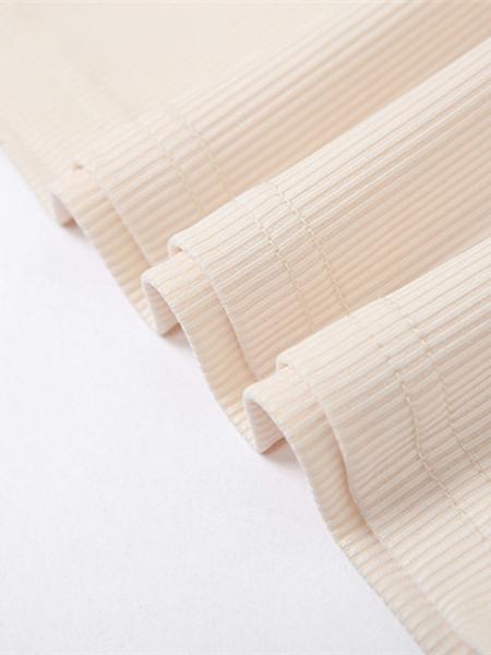 Women's Solid Crop Top & High Waist Skinny Pants Two-Piece Set, Casual Fashion Cozy Two Piece Outfits for Daily Outdoor Wear, Women Clothes for Summer