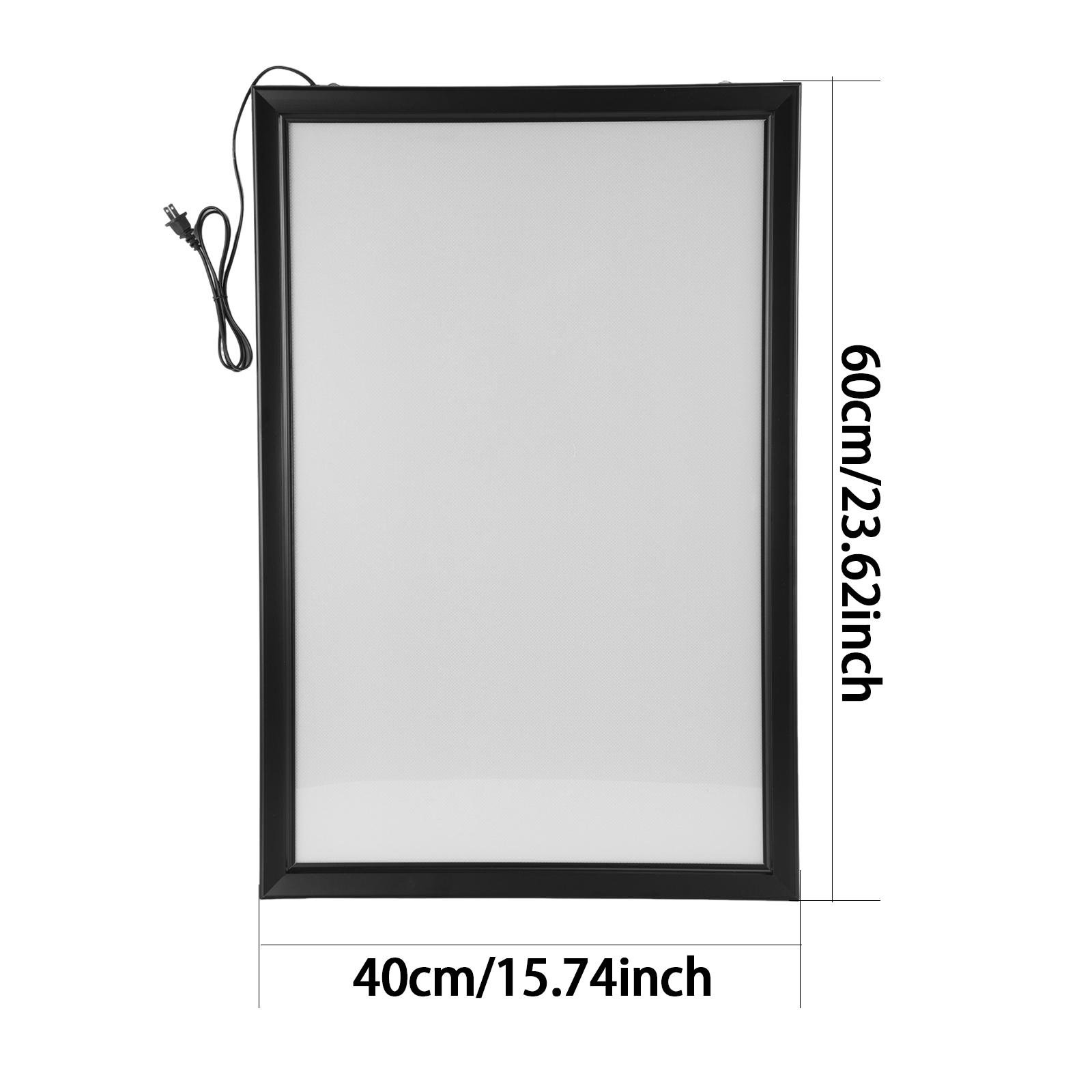 Wall Mounted LED Lightbox 15.7 X 23.6in/ 23.6 X 35.4in LED Movie Poster Frame Backlit Picture Frame with Dimmer Switch for Paintings & Pictures Digital Signage Display NEW
