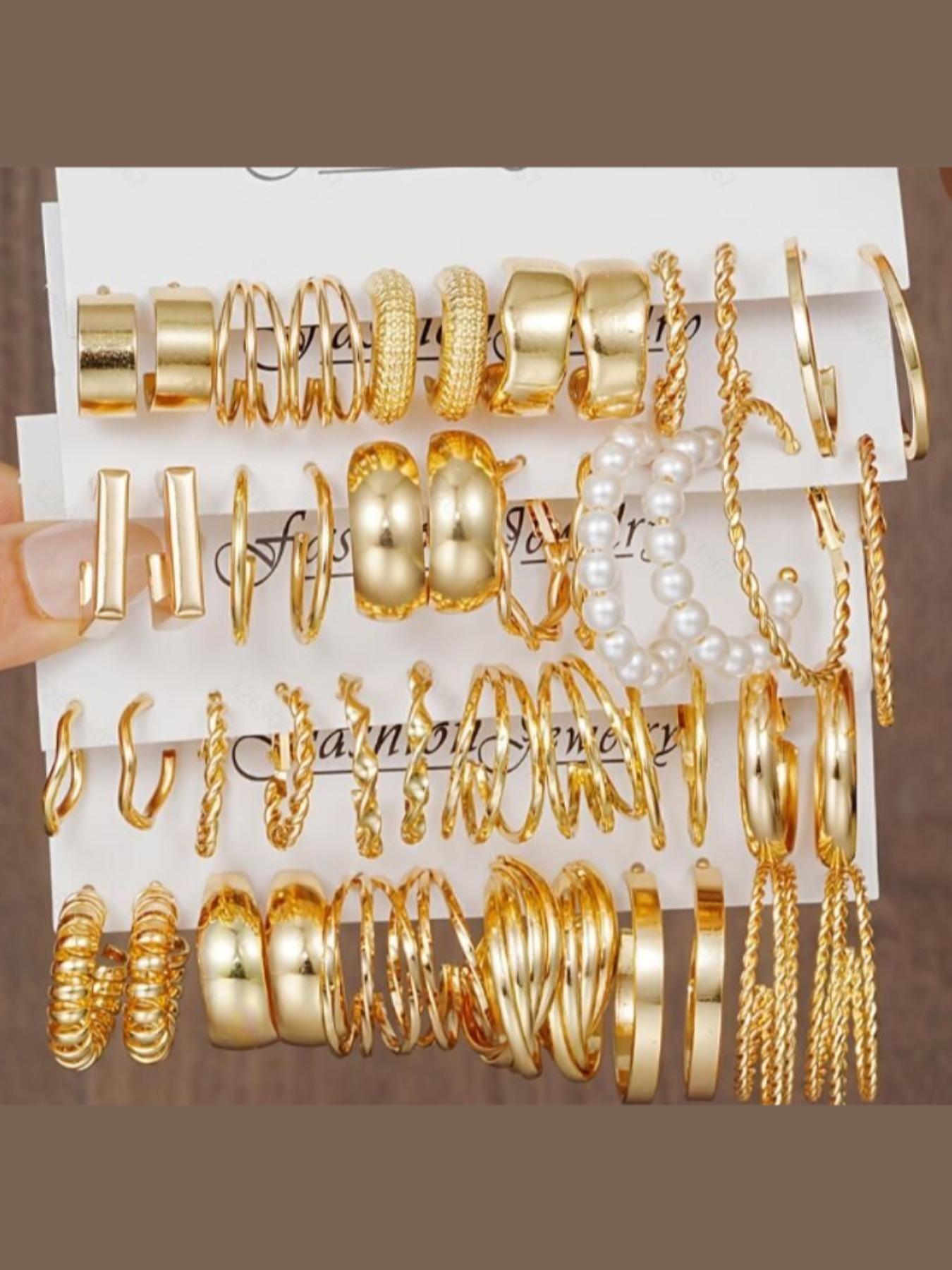 Random Women's Elegant Style, Trendy Exquisite Earrings, Chic Gorgeous Jewelry As Gift for Girlfriend, Random Fine Jewelry