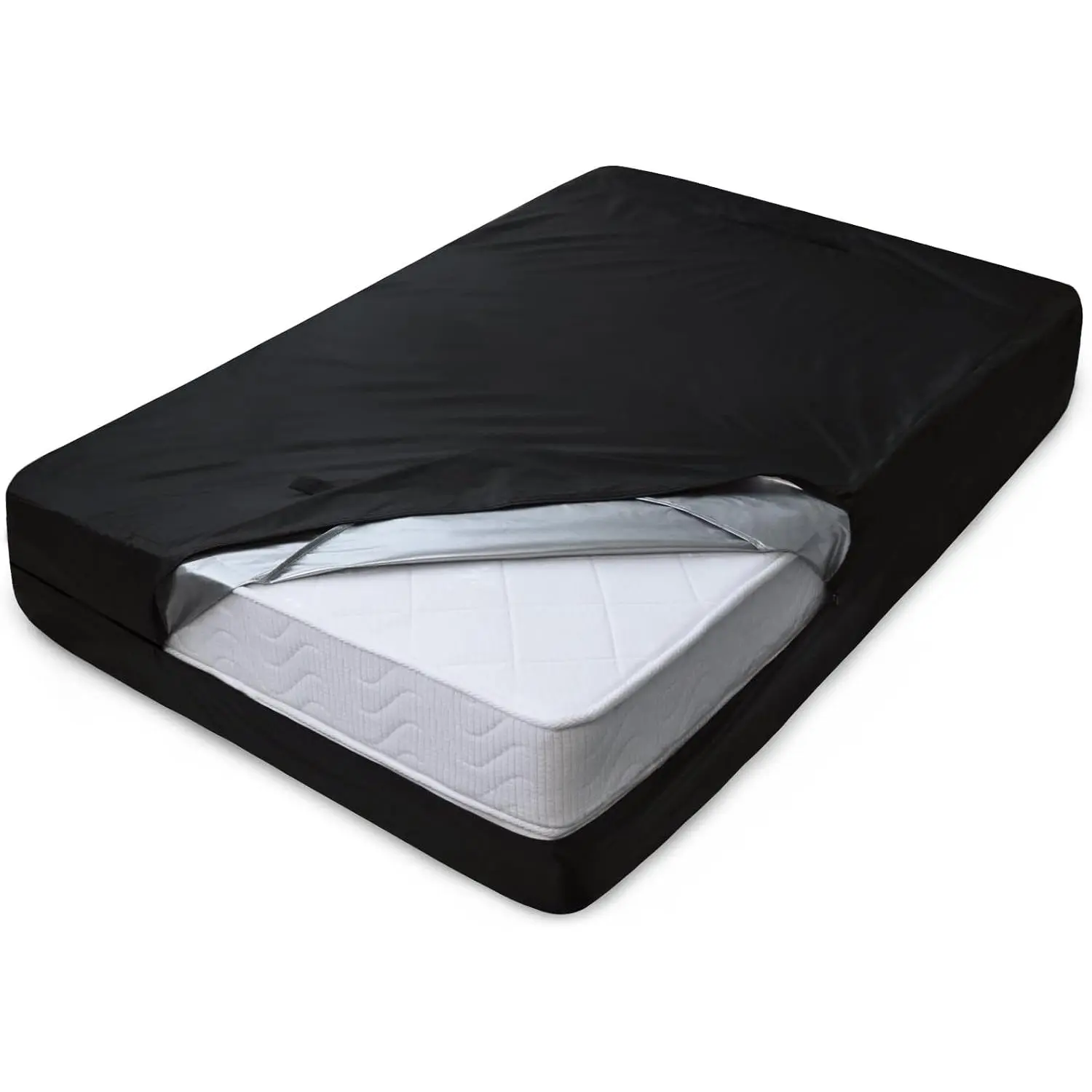 Mattress Bags for Moving and Storage Twin Size, Waterproof Mattress Protector Mattress Cover with Heavy Duty Handles, Strong Zipper, Reusable Thick Moving Supplies & Moving Bags, Black
