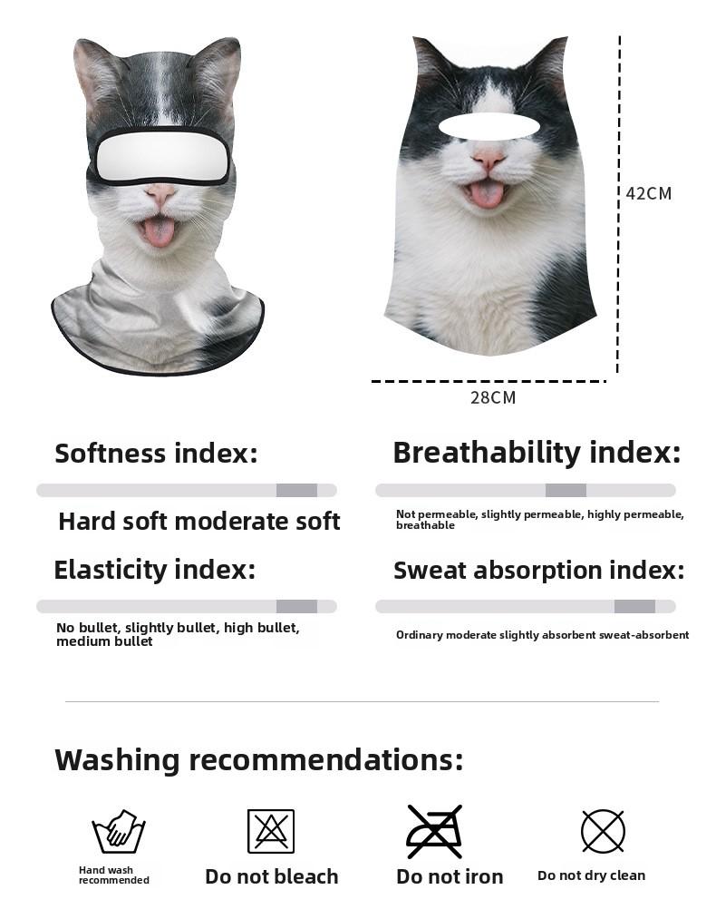 Sunscreen quick-drying motorcycle headgear dust-proof sunshade breathable mask animal series UV-proof ice silk headgear Sunscreen quick-drying motorcycle headgear dust-proof sunshade breathable mask animal series UV-proof ice silk headgear