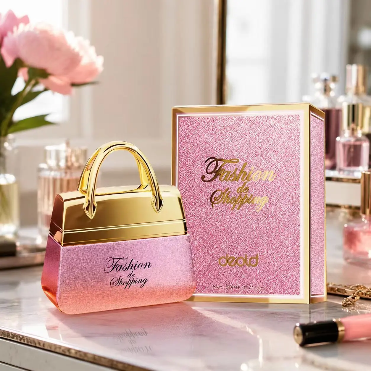 Women's Perfume | Classic Handbag Design | Woody Floral Fragrance | Long-lasting Fragrance | Perfect Gift Choice | Suitable for Daily Use and Various Occasions | 50ml