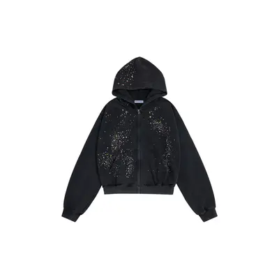 minga london VENOM ZIP UP HOODIE