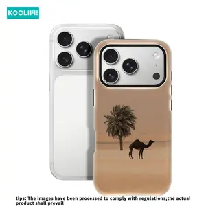 Koolife Desert Camel Pattern Phone Case, Anti-Drop Protective Cover, Fits iPhone 17/16/15/14/13/12/11, Stylish and Simple Design