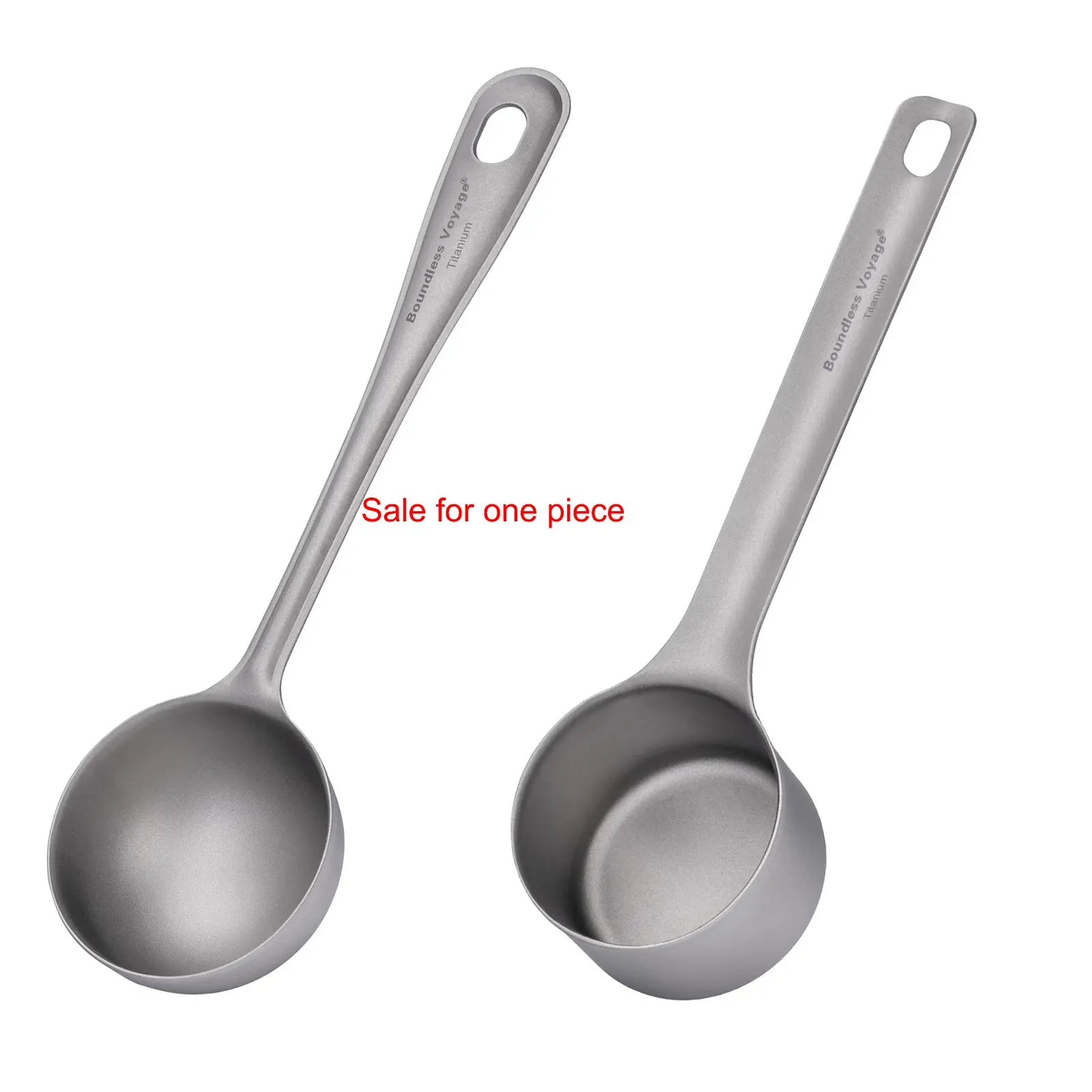Boundless Voyage Titanium Coffee Spoon, Tea Spoon, Measuring Spoon, Long Handle, Baby Formula Spoon, Dessert Spoon, Ice Cream Spoon, Teaspoon