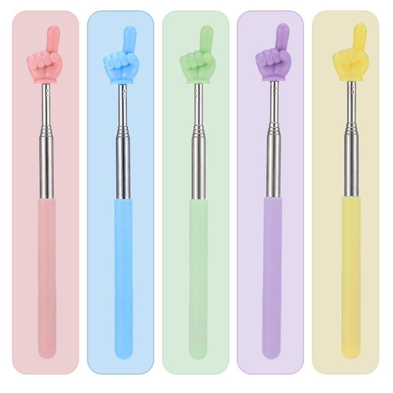 Telescopic Teacher Pointer, 1 Count Mini Telescopic Classroom Pointer, Retractable Hand Indicator Rod, Suitable for Teachers, Classroom Supplies, Office Accessories