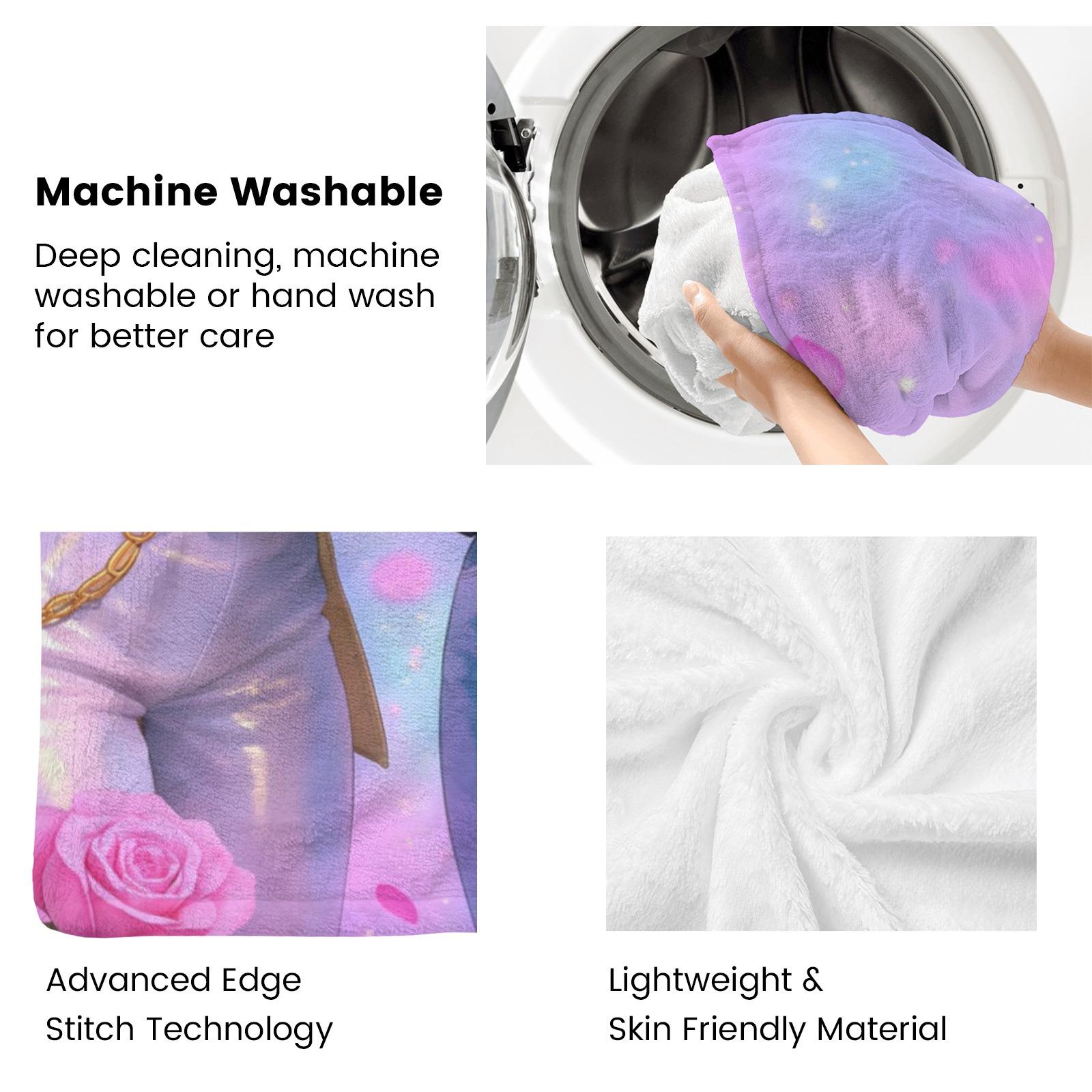 K-Pop Devil Hunter Dream Blanket, Soft and Warm, Suitable for Fans, Women, Girls, and Children.A Cozy Nap Blanket, Perfect for Everyday Wear and Relaxation.An Ideal Choice for Living Room Sofas,and A Great Christmas Gift.A Devil Hunter Fan Blanket.