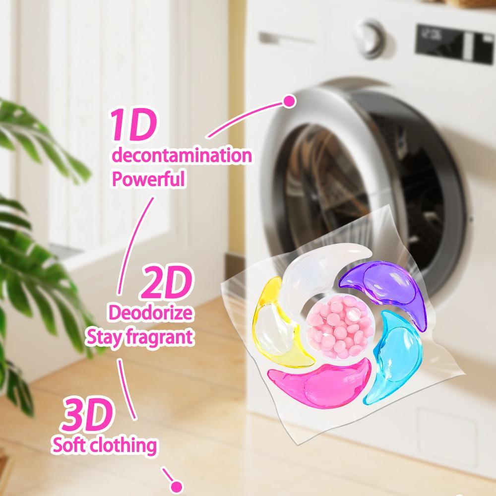 Laundry Beads, 50pcs/box Long Lasting Fragrance Laundry Beads, Deep Cleaning & Deodorizing Laundry Detergent Beads, Laundry Tools & Accessories, Laundry Products