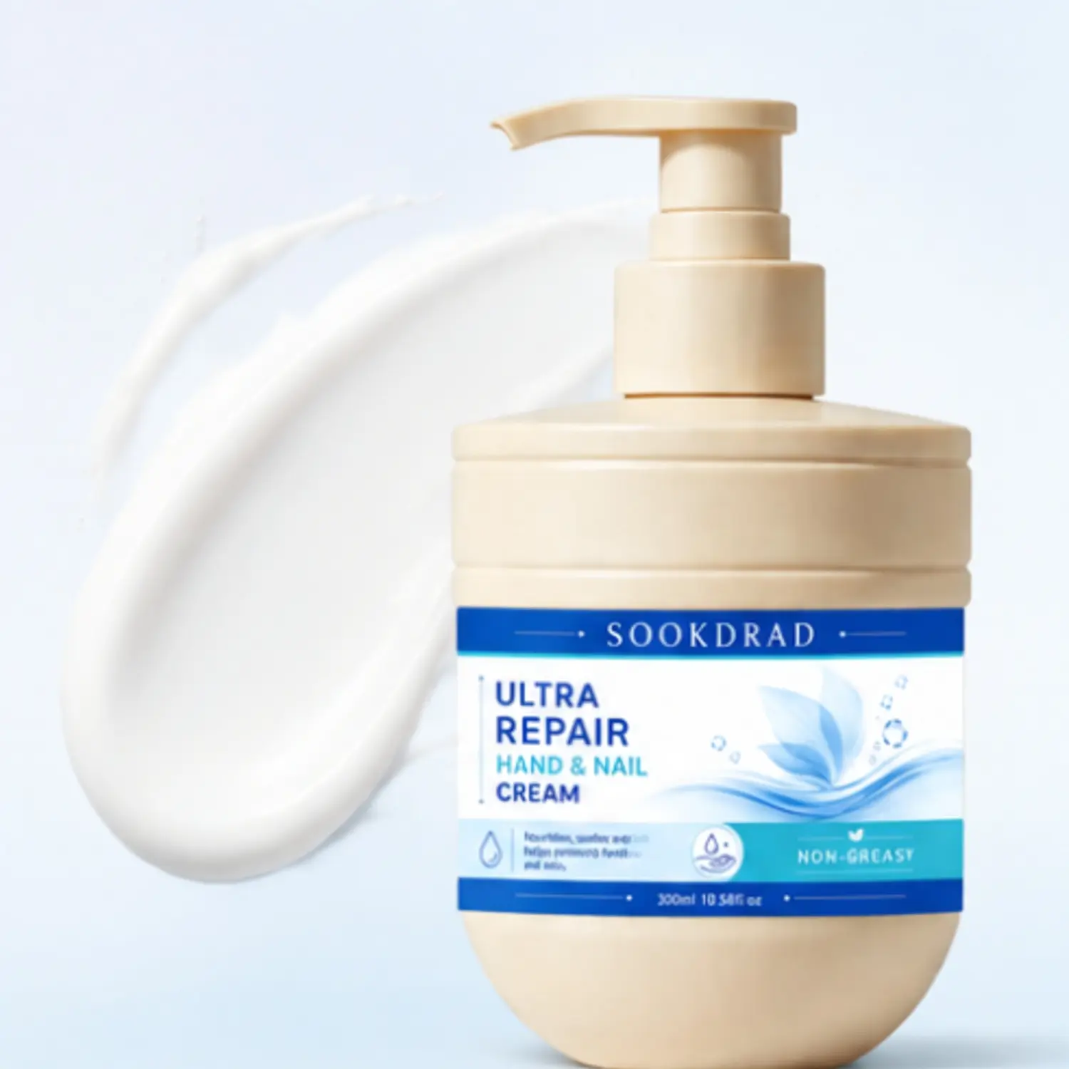 hand and nail cream, ultra repair, non-greasy, nourishes dry hands and nails, soothes dry hands and nails, protects dry hands and nails, 10.58fl oz, 300ml