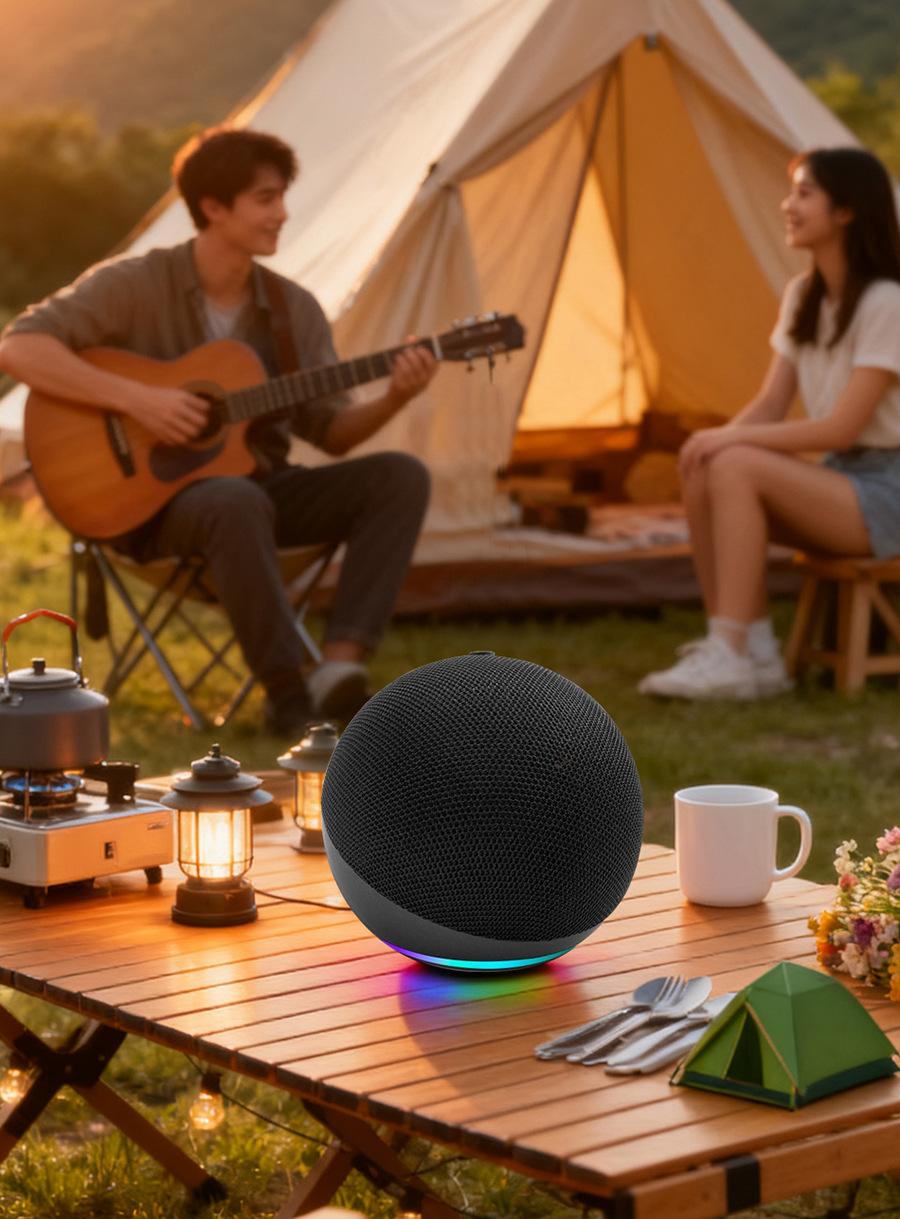 Alaxe Bluetooth Speaker Wireless Fabric Card Slot Small Speaker Heavy Bass Desktop Mini Bluetooth Speaker