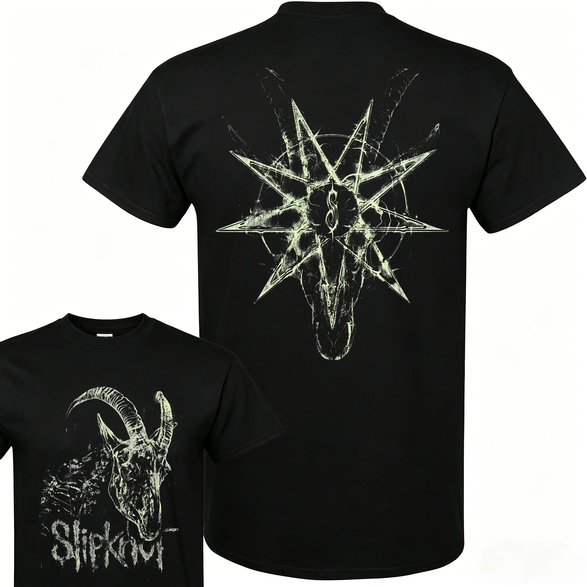 Slipknot "Welcome to 1999" V3 Unisex Oversize Cotton Metal Band T-Shirt, 90s Y2K Grunge Rock Graphic Top, Gift for Rock Music Lovers (Sports & Outdoor Clothing)