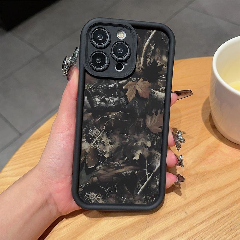Camo Pattern Phone Case, Anti-drop Cellphone Protective Case, Total Protective Shockproof Mobile Phone Cover for iPhone