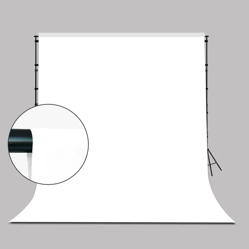 Thick background fabric photography, pure white non reflective fabric, suitable for taking photos, live streaming, photography, suitable for zoom meetings, game scene steam and photography studio shooting props