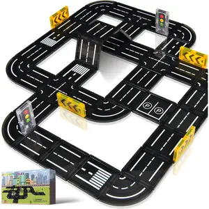 Magnetic Tiles Road Expansion Pack, Magnetic Building Blocks Construction Toys  3+Year Old Boys Girls, Kids Toy Montessori Toys  Toddler.
