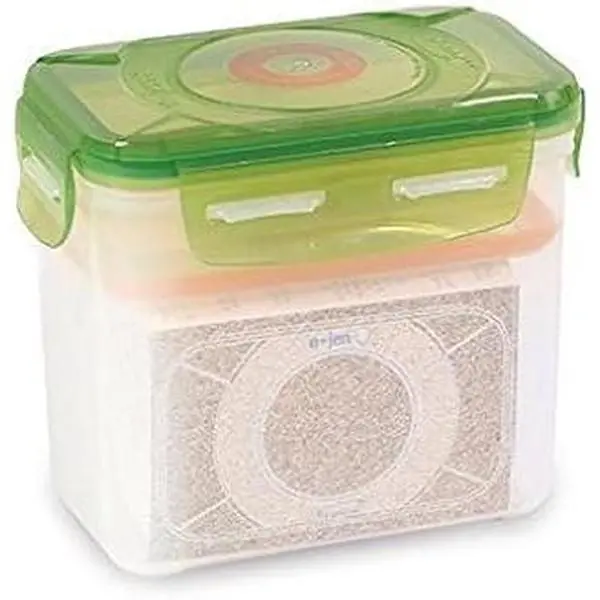 Kimchi, Sauerkraut Container Probiotic Fermentation with Inner Vacuum Lid (Earthenware Green, 0.45 gal/ 1.7L)