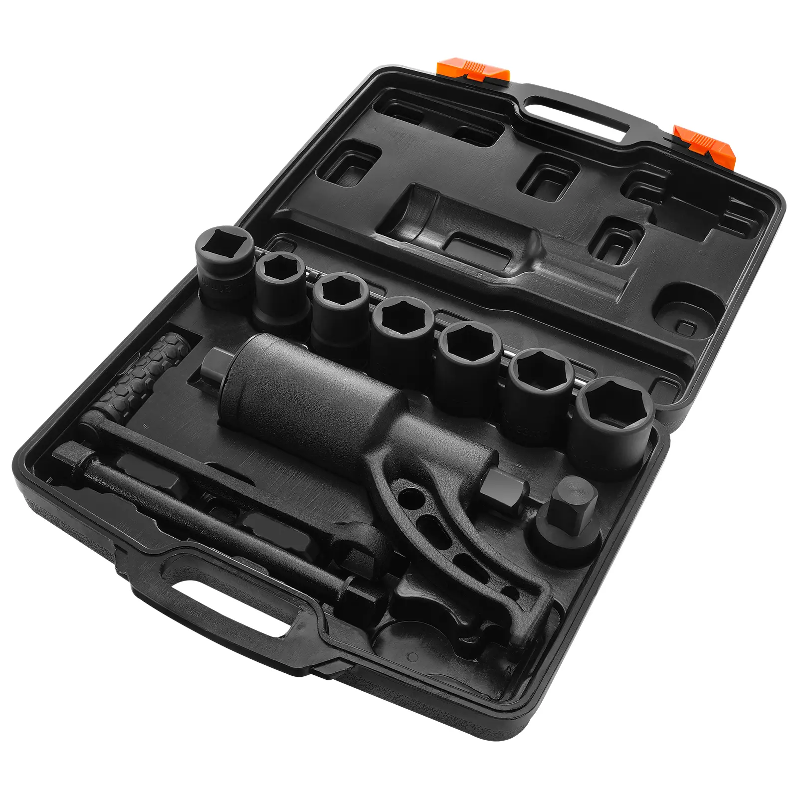 Torque Multiplier, 1 Inch Drive Lug Nut Wrench/Multiplier Heavy Duty Torque Multiplier Wrench Set, 1:58 4800N.m Lug Nut Remover, Includes 8 Sockets (24-38mm) and Storage Case