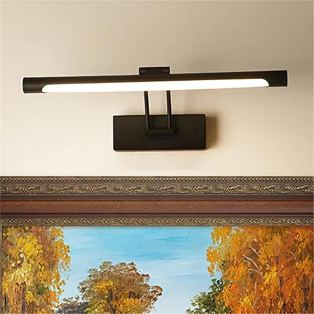Wireless Wall Picture Light, Adjustable Brightness Art Lighting with Remote Control & Touch Switch, Battery Powered Gallery Lamp, Led Wall Light