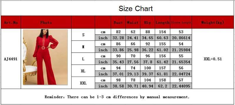 Woman Jumpsuit Birthday Long Sleeve Hollow Out High Waist One Pieces Overalls Club Party Outfits with Belt