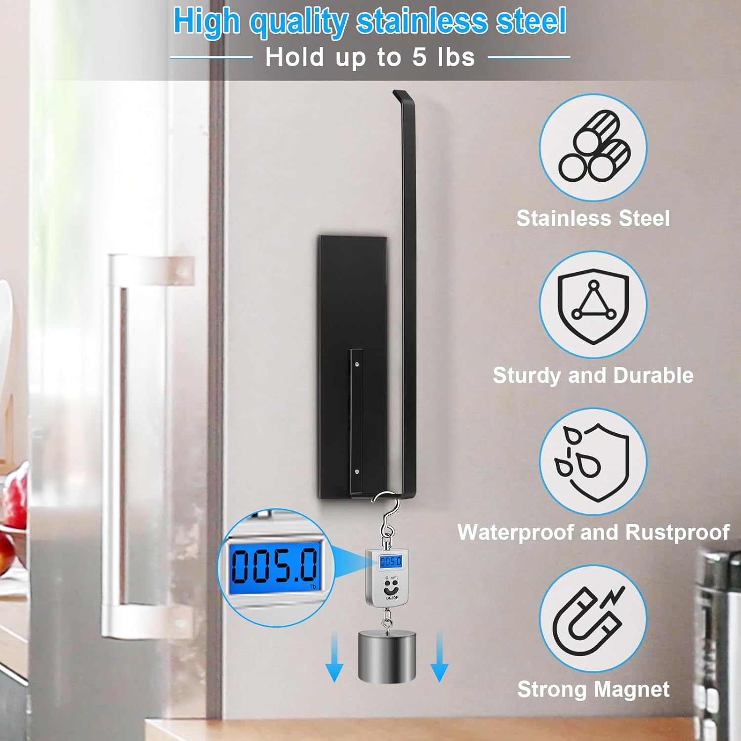 Magnetic Paper Towel Holder for Fridge, Toilet Paper Roll Holder Magnetic Paper Towel Rack Wall Mount Fridge Organizer for Paper Towels Rolls Bathroom Toilet Pantry RV Kitchen Organizers and Storage Magnetic Paper Towel Holder for Fridge, Toilet Paper Roll Holder Magnetic Paper Towel Rack Wall Mount Fridge Organizer for Paper Towels Rolls Bathroom Toilet Pantry RV Kitchen Organizers and Storage