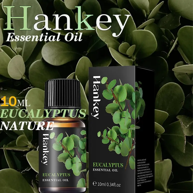10ML Eucalyptus Scented Massage Essential Oil, Relieves Fatigue, Ideal for Massage, Liquid Form, Non-Flammable