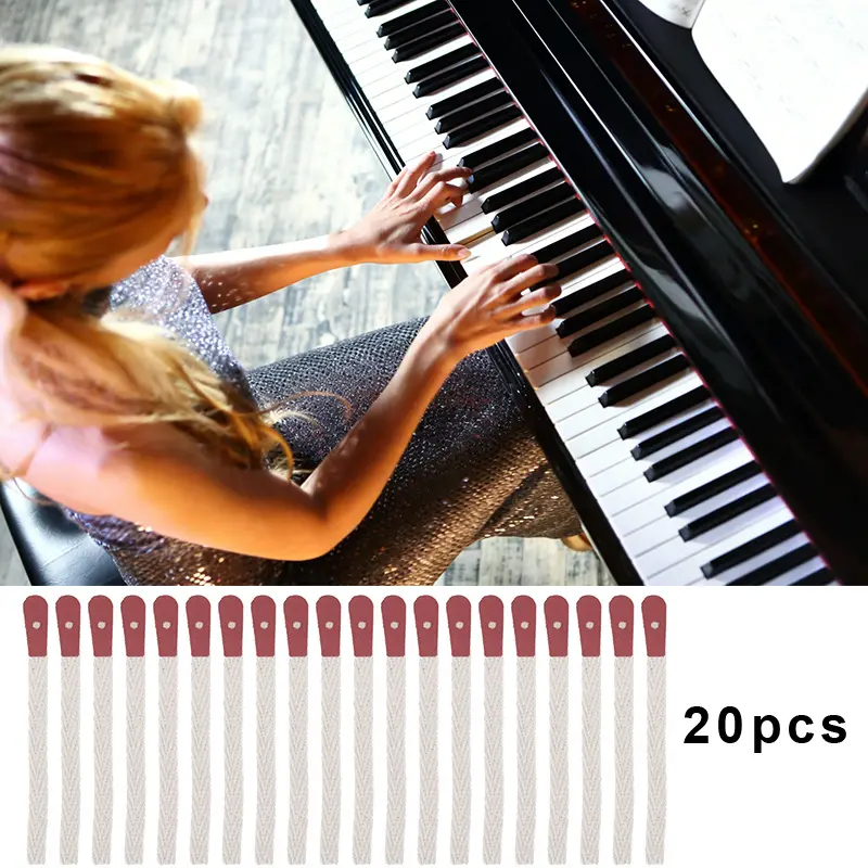 20 Pcs high-quality piano tuning rope accessories, firmly fixed to ensure stable pronunciation performance, a must-have tool for professional luthiers and piano lovers