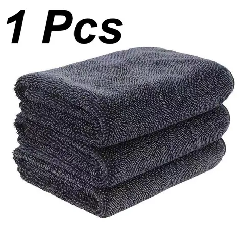 Super Fiber Car Dry Towel, Extra Large Size, Quick-Dry with Twist Ring Design, Ideal for Cars Trucks Boats, Durable Quality Absorbent Cloth, Car Towels Drying