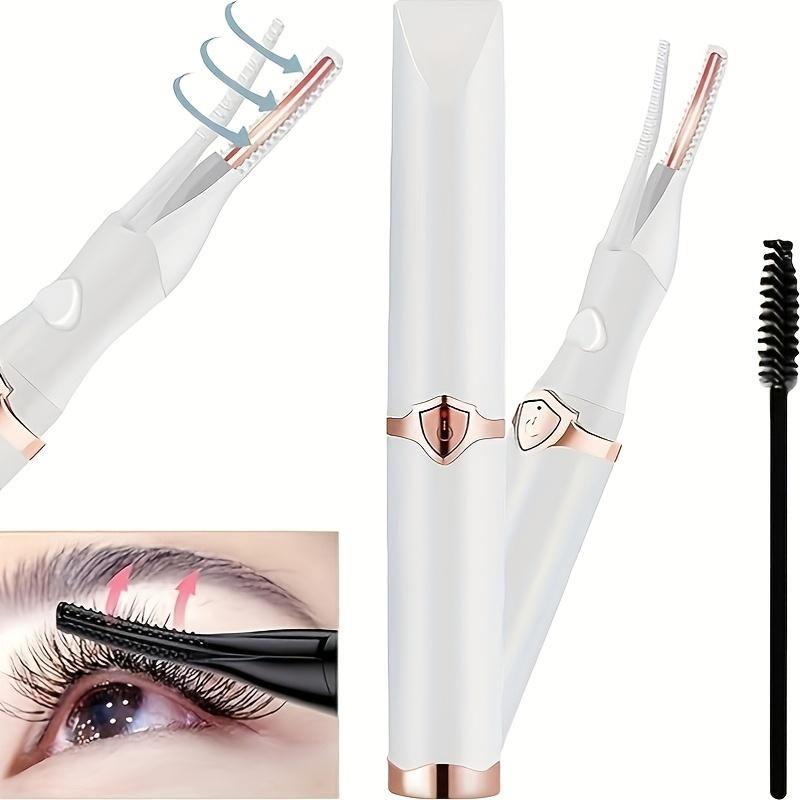 2-in-1 Heated Eyelash Curler - USB Rechargeable Clip-Type and Built-in Comb Heated Lash Curler - 3 Different Temperature Modes Quick and Long-Lasting Curl Effect 2-in-1 Heated Eyelash Curler - USB Rechargeable Clip-Type and Built-in Comb Heated Lash Curler - 3 Different Temperature Modes Quick and Long-Lasting Curl Effect