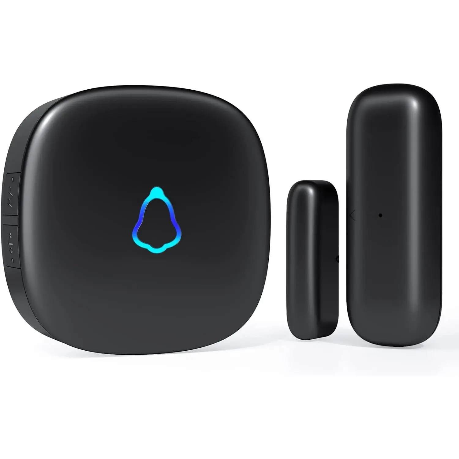 Wireless Door Open Contact Sensor Alarm with 500 FT Range, 58 Chimes, 5 Volume Levels for Business, Store, Home & Office Entry Alert, 1 Transmitter + 1 Plug-in Receiver