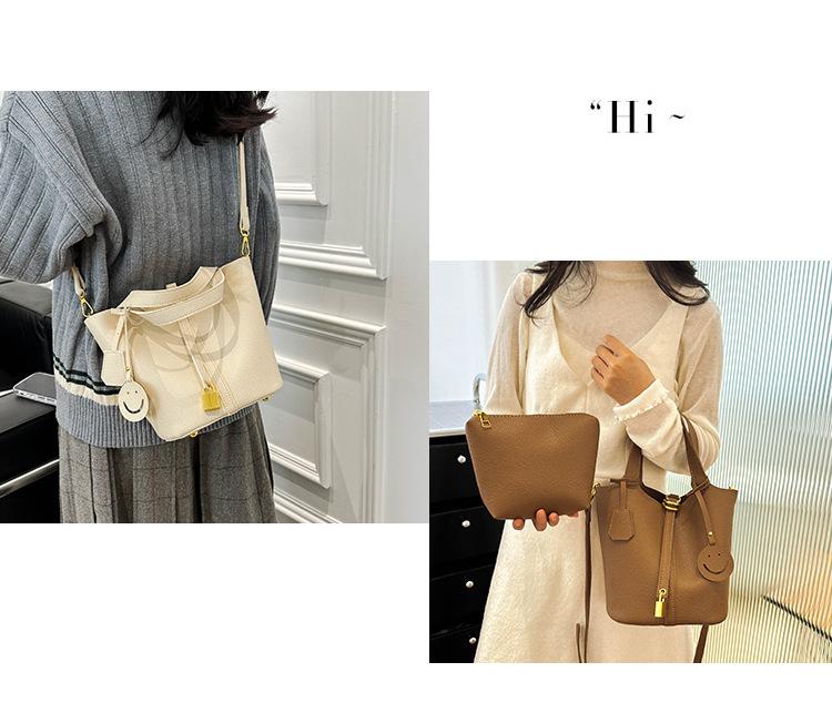 Women's Bucket Bag, Ladies Purse, Fashionable Solid Color Handbag, Casual Versatile Shoulder Bag for Daily Used, Trendy All-match Commuter Bag Women's Bucket Bag, Ladies Purse, Fashionable Solid Color Handbag, Casual Versatile Shoulder Bag for Daily Used, Trendy All-match Commuter Bag