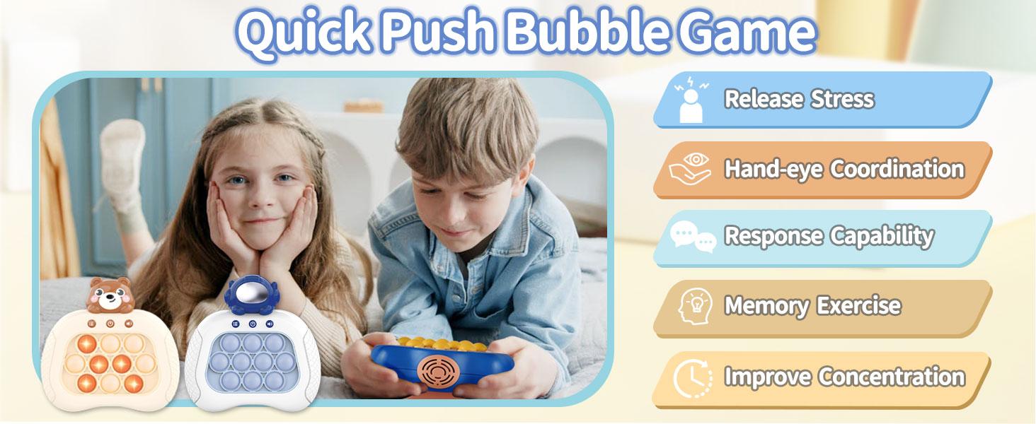 Pop The Target! Handheld Speed Push Game Machine: A Fun Multiplayer Game for Family. Sensory Fidget Toy Christmas Toys Gifts for 6 7 8 9 10 11 12 Years Old Kids Road Trip Car Games Kids White