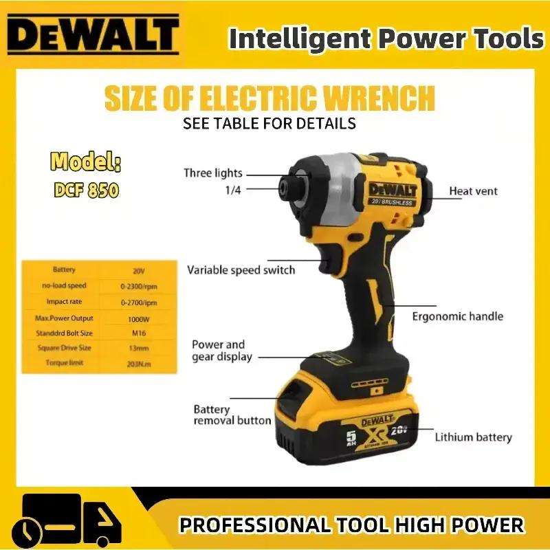 Dewalt DCF850: 20V Lithium - Powered Cordless Electric Screwdriver - Unrivaled Torque for Professional Power Tool Needs